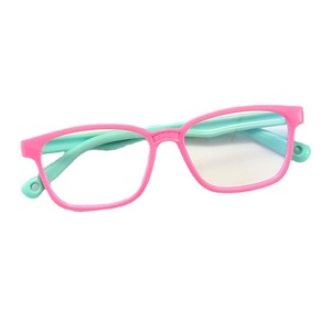Children's Silicone Anti Blue Light Glasses <b>Frames</b> UV400 Plano Lenses For Mobile Phone Use Kids And Students - Product Image 4