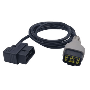 Câble de diagnostic OBD2 24AWG 16 broches, connecteur étanche à 90 degrés pour outils de diagnostic automobile - Product Image 1