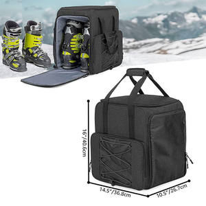 Sac de transport 2-en-1 pour bottes de snowboard avec roulettes et compartiments séparés pour bottes et casque, sac de transport robuste et imperméable pour équipement de voyage - Product Image 3