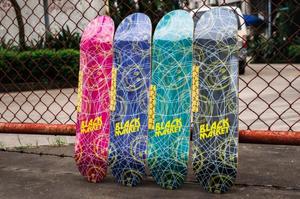 Planche de skateboard professionnelle en bois d'érable canadien, type cruiser fish, avec graphismes de haute qualité, planches pro complètes. - Product Image 6