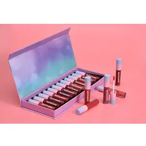 Machen Sie Ihre eigene Marke profession ell hochwertige satte Farben Hot selling feuchtigkeit spendende wasserdichte langlebige Antihaft-Tasse Lip gloss