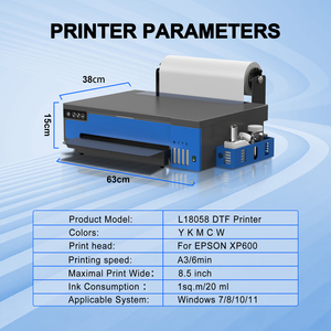 Cheaper 30cm Printing Size Roll Printer Machine for Small t Shirt Business for t Shirt Shop A3 DTF Printer with Free Software - Product Image 2