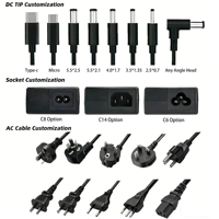 Alimentation électrique OEM PFC 150W 180W 200W 240W 5V 6V 9V 12V 19V 20v 24V 48V 5A 7.5A 10A 15A 12A 13A Adaptateur d'alimentation universel pour ordinateur portable