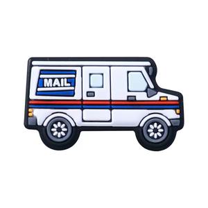 Coche de policía, camión de bomberos, cuentas focales, excavadora, cuentas de silicona, <span class=keywords><strong>mordedor</strong></span> de bebé de grado alimenticio, venta al por mayor - Product Image 5