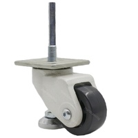 Roue de Nivellement Réglable Deluxe SS 75mm 3 Pouces avec Pieds de Nivellement