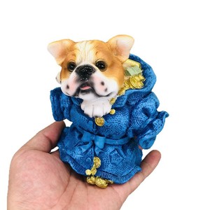 Nuevas artesanías de resina de gran venta, adornos de hucha para perros pequeños adecuados para regalos de escritorio para sala de estar - Product Image 1