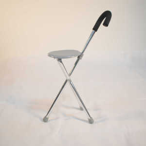Silla de aleación de aluminio usada <span class=keywords><strong>para</strong></span> ancianos portátil Bastón plegable suave con asiento de aluminio - Product Image 2