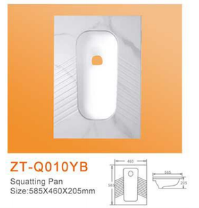 Sartén para inodoro en cuclillas de cerámica negra, gris y blanca de losa de <span class=keywords><strong>roca</strong></span> moderna, nuevo diseño sanitario en cuclillas para hoteles y centros comerciales - Product Image 6