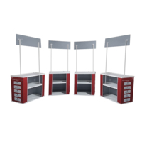 Table de comptoir promotionnelle portable en ABS pour supermarché et exposition – Offre spéciale