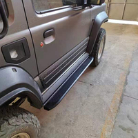 Pour Suzuki Jimny JB74 accessoires marchepieds latéraux en alliage d'aluminium pour Suzuki Jimny Sierra B64 JB64W JB74W 2019 +
