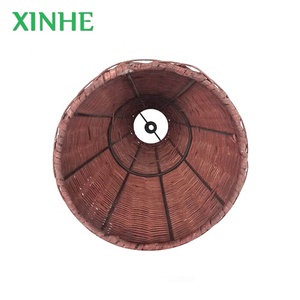 XH tour décoratif à la main tissé brun naturel rotin <span class=keywords><strong>abat</strong></span>-<span class=keywords><strong>jour</strong></span> - Product Image 2