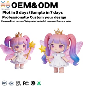 Figurine d'action ODM 1/6, Fée <span class=keywords><strong>Papillon</strong></span> aux Cheveux Violets, Figurines en Vinyle 3D, Ensemble de Poupées Personnalisées de la Série Contes de Fées, Boîte Mystère - Product Image 3