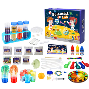 Set per Esperimenti Scientifici, 48 Esperimenti, Giocattolo Educativo per la Curiosità Scientifica dei Bambini, Piccolo Laboratorio - Product Image 1