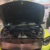 Couverture décorative de réservoir d'eau du capot moteur en fibre de carbone de haute qualité, garniture de compartiment moteur pour Nissan 400Z RZ34