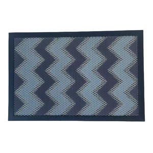 Felpudo de entrada exterior de perfil bajo antideslizante de alta resistencia, alfombrillas de bienvenida a rayas para alfombrilla de puerta de entrada que atrapa la humedad de la suciedad - Product Image 2
