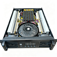 Amplificateurs de puissance professionnels 4x1600W RMS, condensateurs haute capacité 3U, prise en charge OEM/ODM, adaptés à une utilisation sur scène.