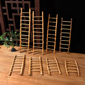 Decorazione giapponese gingillo vassoio piatto di ghiaccio secco decorazione antipasto Sushi Sashimi disposizione <span class=keywords><strong>Mini</strong></span> scala di bambù - Product Image 4