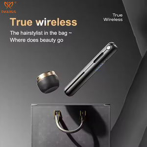 PAKISS Lisseur-boucleur sans fil 2-en-1 en céramique avec affichage de la température (140-200°C), batterie 3200mAh, recharge USB pour usage domestique - Product Image 4