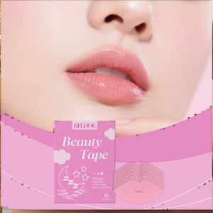 Pink Lip Shape Hyaluronic Acid Lip <b>Mask</b> Moisturizing Night Repair <b>Sleep</b> Patch for Women - Product Image 2
