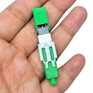 SC Fiber Optic Fast <b>Connector</b> UPC APC 55mm Transparent Button FTTH ESC250D Single-Mode Fiber Optic <b>Quick</b> <b>Connector</b> - Product Image 3