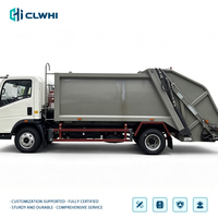 Nouveau camion compacteur de déchets Howo 4x2 6M³ 150HP Euro 6, mini camions compacteurs de déchets, camion compacteur de déchets Howo