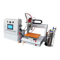 Máquina Dispensadora Automática de Resina Epoxi de Dos Componentes (AB) para Encapsulado de Mini Buzzer, Control PLC, Certificación CE