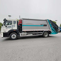 Camion compacteur de déchets HOWO 18CBM à châssis lourd, chargement arrière, hermétique, pour collecte et transfert de déchets, prix usine