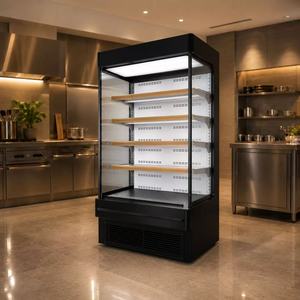 Vitrina Refrigerada Vertical Comercial de 2-8 Puertas ° Vitrina Refrigerada de Vidrio para Pasteles, Bebidas y Alimentos para Supermercados - Product Image 5