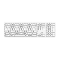 Keyboard baru kualitas tinggi 110 tombol gunting sakelar Keyboard game 2.4GHz nirkabel 2 Mode Teclado dengan Profit rendah