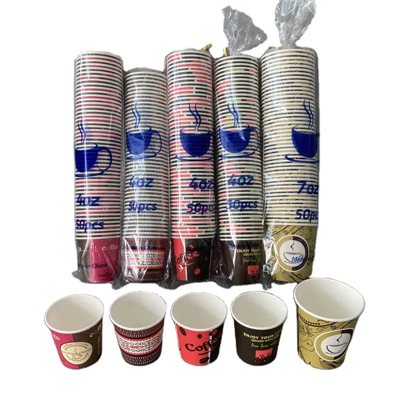 도매 종이 컵 저렴 한 가격 사용자 지정 종이 cupsChina 일회용 2.5 온스 귀여운 종이 컵