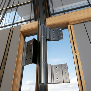 Charnière de porte noire réglable à fermeture amortie en métal, installation facile pour portes et fenêtres - Product Image 5