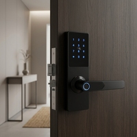Serrure électronique intelligente pour hôtel avec contrôle par application, carte RFID et mot de passe d'usine d'origine, avec Bluetooth pour chambre d'hôtes
