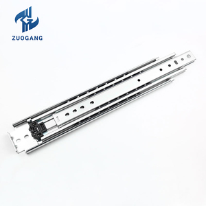 Deslizadores de cajón de alta resistencia montaje <span class=keywords><strong>lateral</strong></span> de extensión completa 22 24 26 28 30 32 34 36 40 pulgadas rieles metálicos guía de pista deslizadores 150lbs - Product Image 2