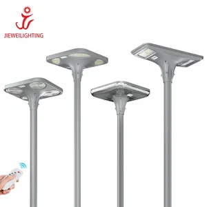 Kecerahan tinggi Dimmable luar ruangan Lakeside dekorasi lanskap 30w 45w lampu sensor gerak bertenaga surya untuk taman taman