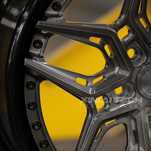 ล้อฟอร์จ XINLAI สี Gunmetal แบบ 2 ชิ้น ขนาด 19 นิ้ว 5x112 5x114.3 สำหรับ BMW M3 M4 M5 สำหรับ Mercedes-Benz C63 E63 สำหรับ Audi RS5 RS7 - Product Image 3