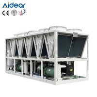 Refroidisseur d'eau industriel modulaire Aidear à refroidissement par air pour presse d'impression offset et ligne d'impression UV