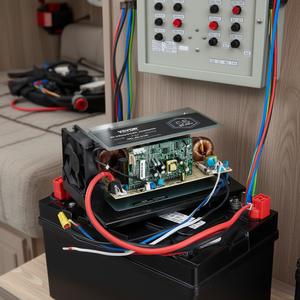 ชุดเปลี่ยนแปลงคอนเวอร์เตอร์อาร์วี 55 แอมป์ ชุดประกอบแผงวงจรหลักสำหรับอินเวอร์เตอร์และคอนเวอร์เตอร์เฟสเดียว 60 เฮิรตซ์ - Product Image 2