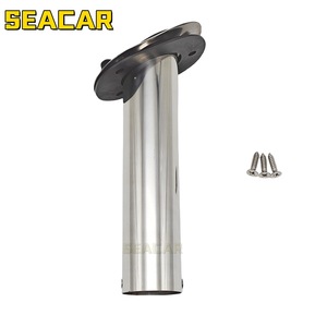 Support de canne à pêche Seacar en acier inoxydable 304, fixation bateau à 30 degrés avec couvercle PV pour la pêche en mer - Product Image 4