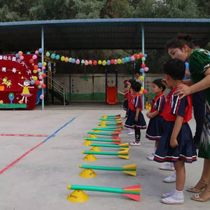 Juego de Equipamiento Deportivo para Niños de Primaria de 3 a 6 Años, <span class=keywords><strong>Jabalina</strong></span> Juvenil de Espuma Verde de 60 cm, <span class=keywords><strong>Jabalina</strong></span> de Atletismo para Entrenamiento - Product Image 1