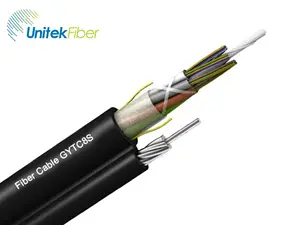 Aerial Armored Cable Fiber Optic Outdoor GYTC8S Self-Supporting Figure 8 Fiber Optic Cable 24 48 72 96 144f Fiber Optic Cable