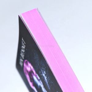 Customized A4/A5 Softcover Book Printing Service with <b>Pink</b> Gold Foil & <b>Sprayed</b> Colorful Edges Perfect Binding Soft Cover - Product Image 2