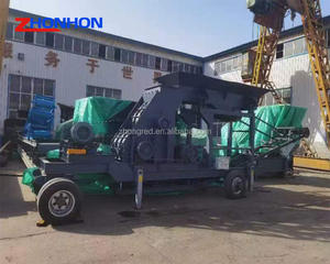 Concasseur de pierres à prix abordable, broyeur de briques mobile sans tamis à double étage - Product Image 1