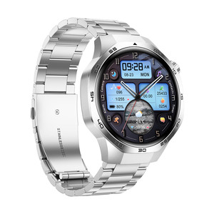 Eseed <span class=keywords><strong>5</strong></span> Max orologio intelligente da uomo da 1.53 pollici Business Sport monitoraggio della salute NFC bussola rilevamento dell'altitudine Gel di silice risposta chiamata - Product Image 6