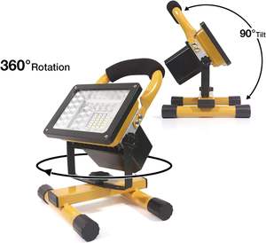 Lámpara de Emergencia COB IP65 al por Mayor, 10W-100W, Portátil, Recargable, de Aluminio, Luz LED de Trabajo USB, 8-12 Horas de Duración - Product Image 2