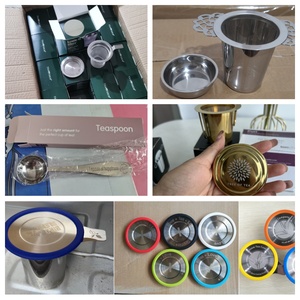 <span class=keywords><strong>Infusore</strong></span> per Tè in Acciaio Inox 304 <span class=keywords><strong>con</strong></span> Filtro a Maglia Extra Fine e Coperchio in Silicone per Teiera, <span class=keywords><strong>Tazza</strong></span>, Grado Alimentare - Product Image 5