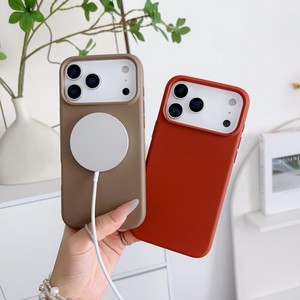 เคสโทรศัพท์มือถือซิลิโคนเหลวแม่เหล็กสีบริสุทธิ์สำหรับ iPhone 17 16 15 PRO MAX กันกระแทก - Product Image 2