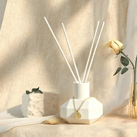Diffuseur de parfum en verre de 50 ml, écologique et sans alcool, parfum longue durée, décoration luxueuse pour la maison