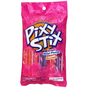 Wonka Pixy Stix Candy Filled Straws 3.2 Ounce [3-Bags]