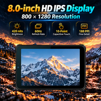 Tablet Android 8 Inci 15 11000mAh Baterai Besar Pengisian Cepat 18W Pengisian Daya Terbalik Untuk Layanan Lapangan Tablet Tangguh