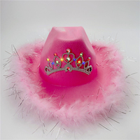 Sombrero de Vaquero Luminoso LED con Destellos Brillantes para Pascua, Halloween, Navidad, Año Nuevo - Uso Deportivo y de Viaje
